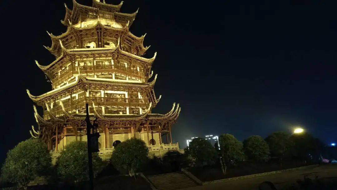 乾州古城文峰塔图片