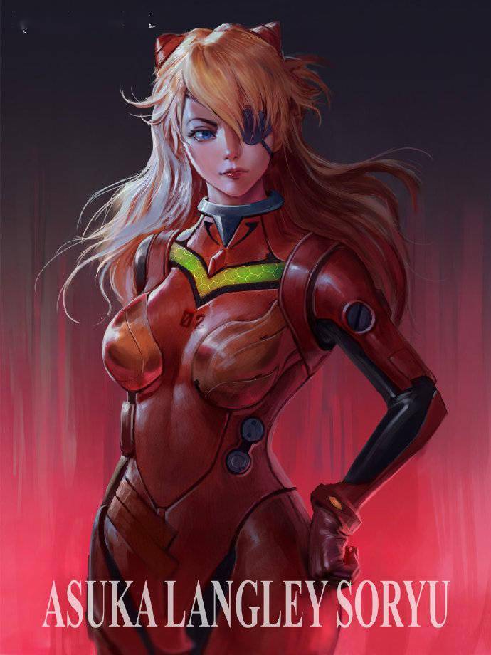 写实版eva驾驶员插画明日香和绫波丽选哪个