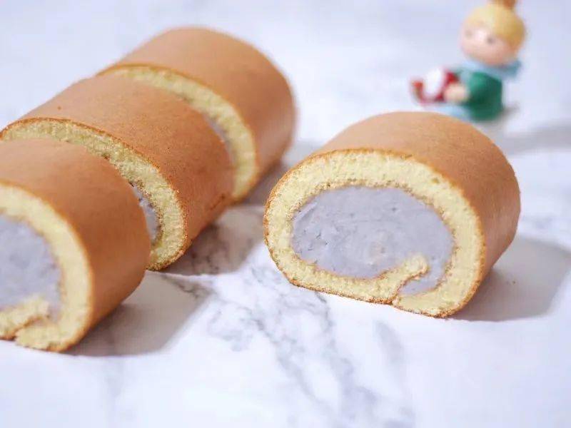 甜品届第①傲娇的网红芋泥卷,低成本,超好做!