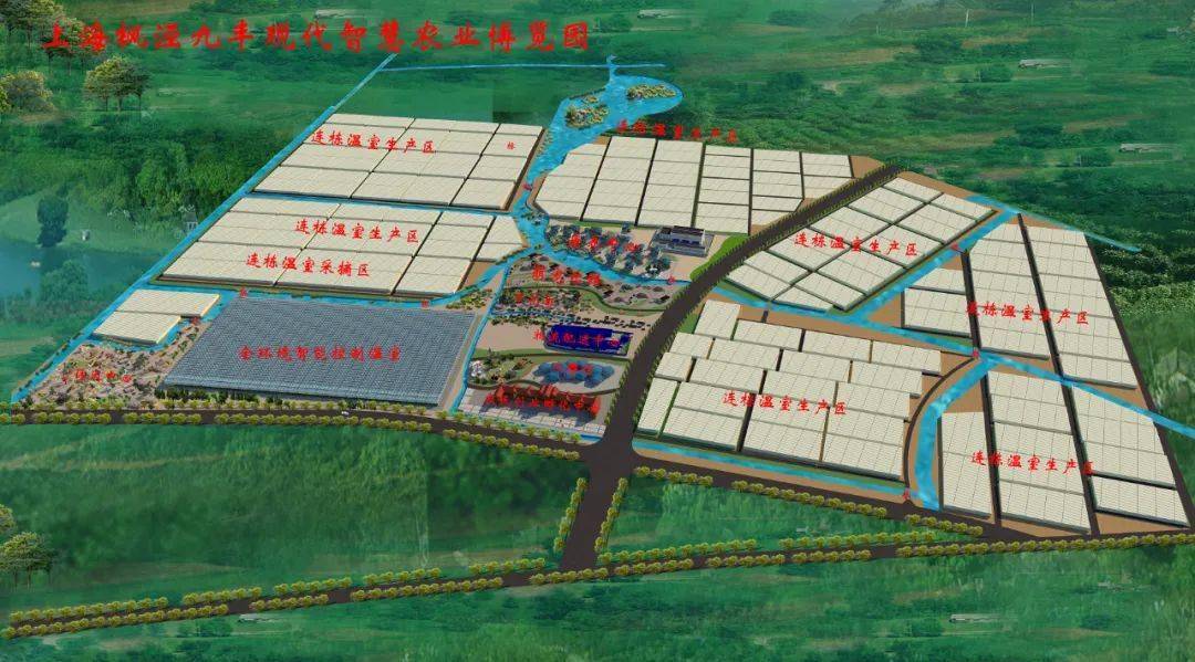 农业博览园项目选址枫泾镇兴塔村,盛新村,五一村,规划面积约2000亩