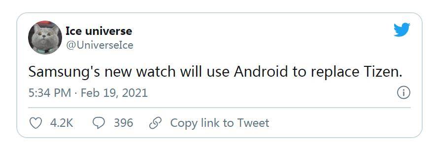 Tizen|三星正在研发新款智能手表 将搭载Android Wear系统