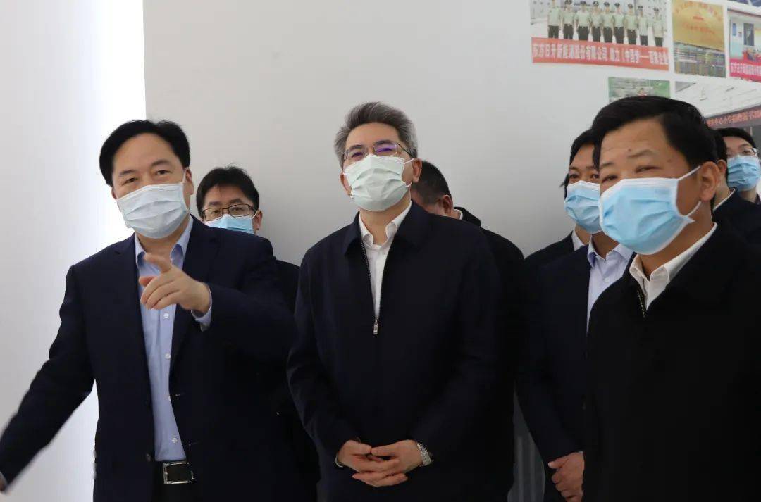常州市市长陈金虎一行莅临东方日升常州生产基地