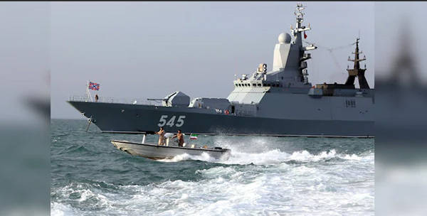 俄罗斯此次参加演习派出的是20380型护卫舰"坚强"号,舷号545,来自波罗