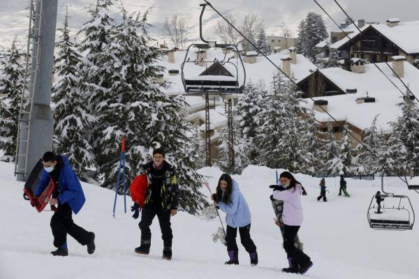 黎巴嫩：疫情下的滑雪胜地