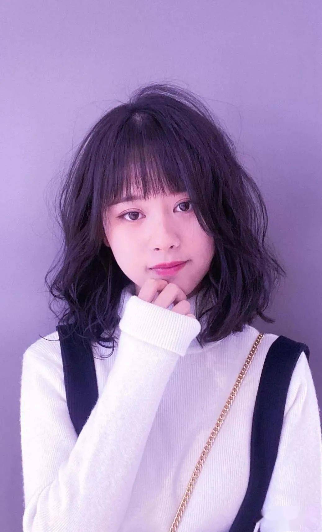 2021年流行不过肩烫不长不短不尴尬