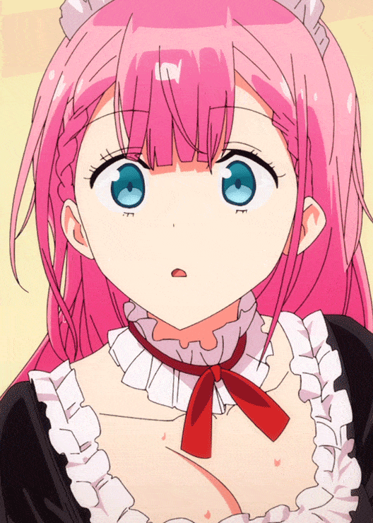 漫有gif#粉长直公主辫老师是真的可爱——桐须真冬