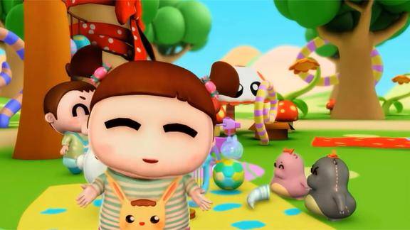 逗逗迪迪逗逗迪迪铺开地毯摆上旧玩具跳蚤市场开张啦