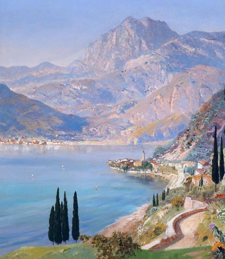 奥地利画家aloisarnegger风景油画作品欣赏