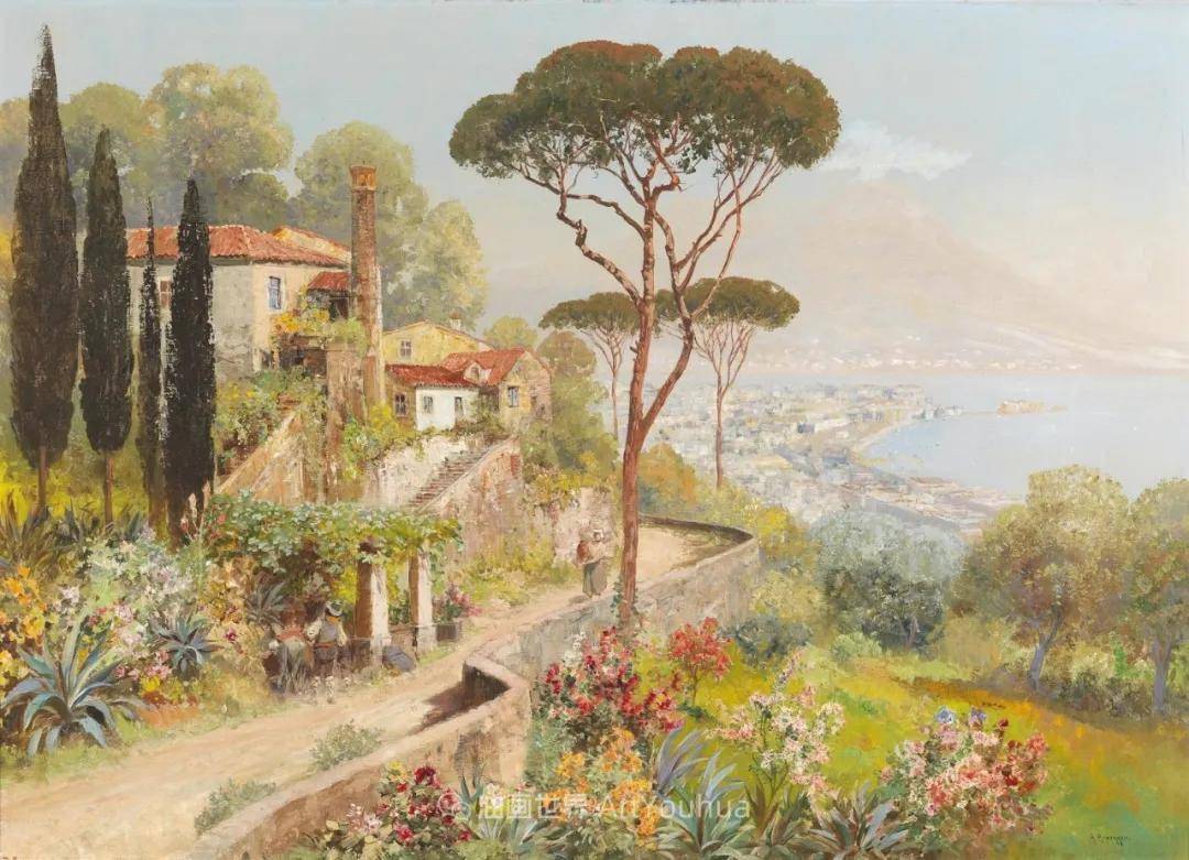 奥地利画家aloisarnegger风景油画作品欣赏