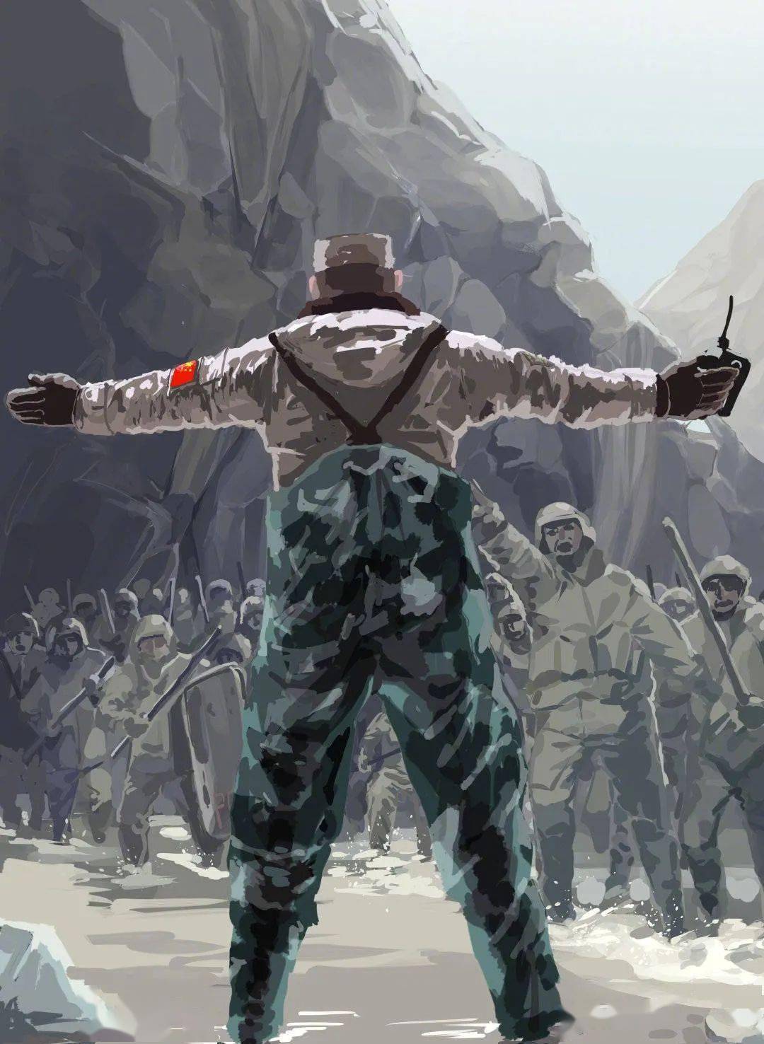 感谢英雄洒热血的守候!_战友