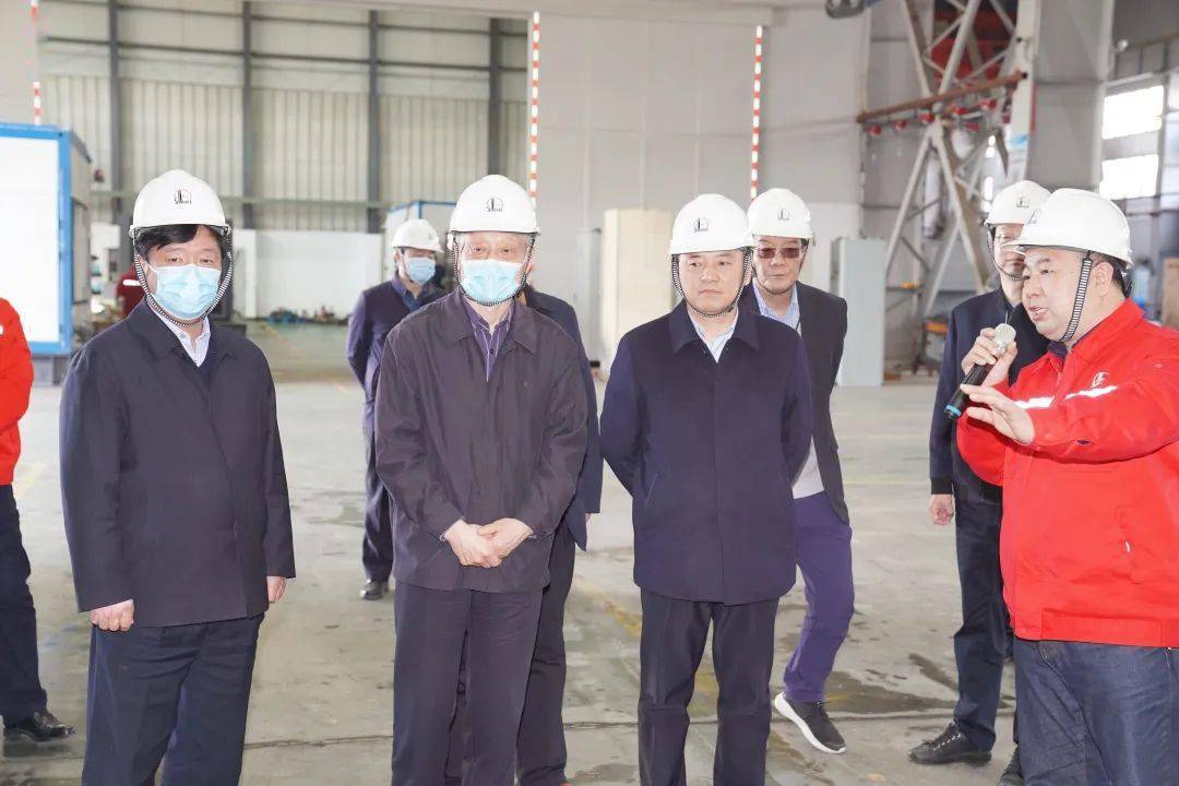 中原油田领导孙健到石化机械调研座谈