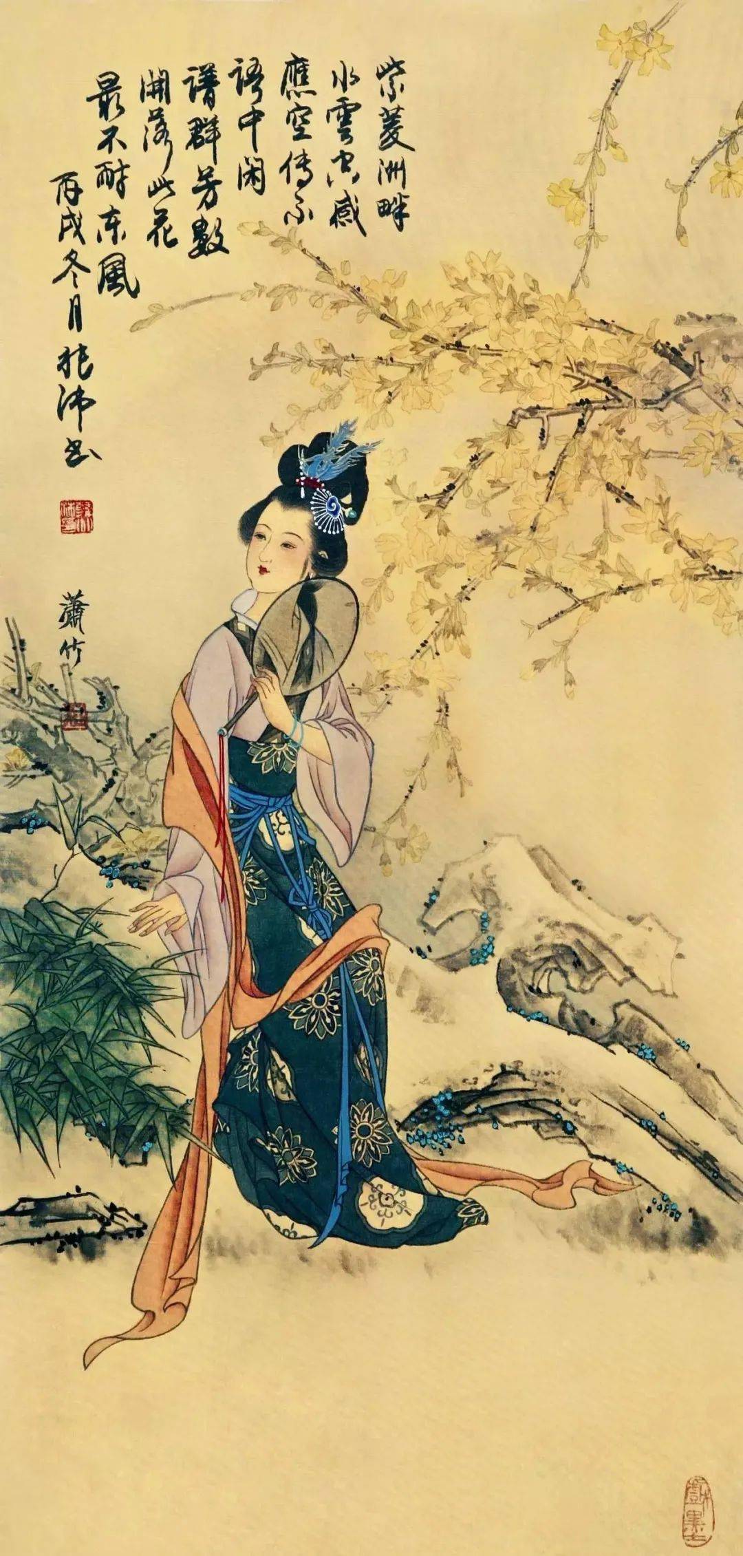 畫家筆下美到極致的仕女畫——紅樓夢美人.神態動人,我見猶憐!