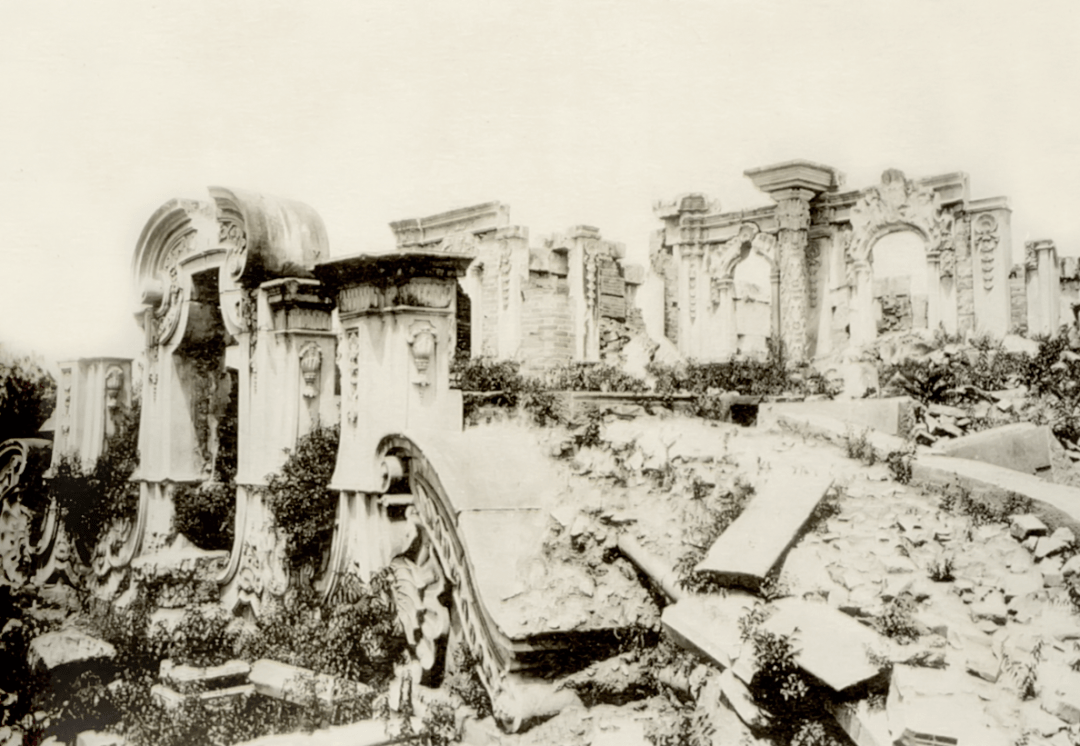 喜仁龙镜头下的圆明园旧影