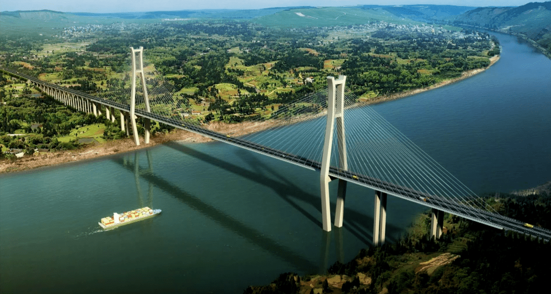 泸州合江白沙长江大桥又有新进展现场施工高清图来了