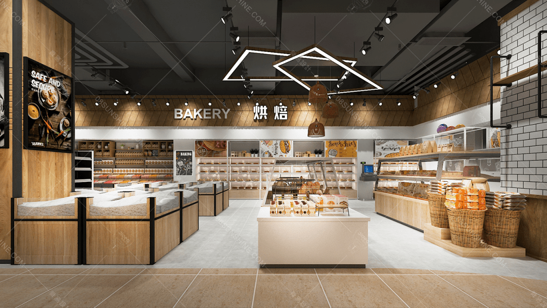 考虑到整体空间吊眉柱子包括地面都是一些深色复古的元素,所以在顶部