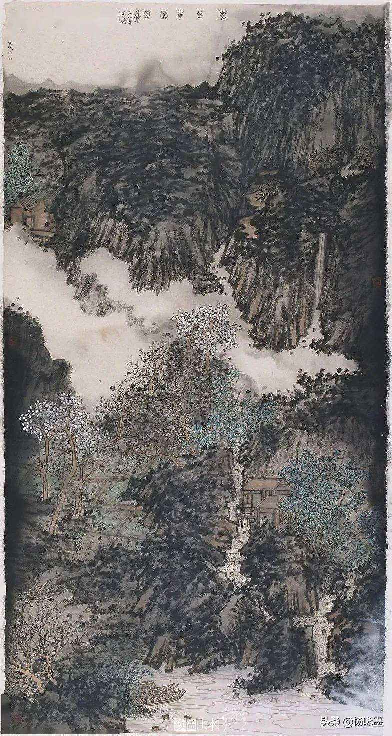 中原笔墨张建京山水