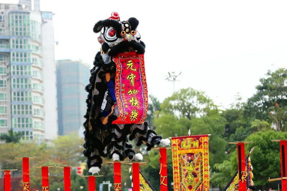 福永舞狮之乡的锣鼓格外响_醒狮