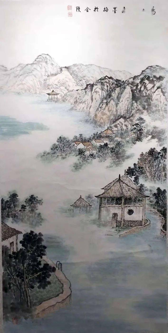 第三批新金陵美景国画征诗