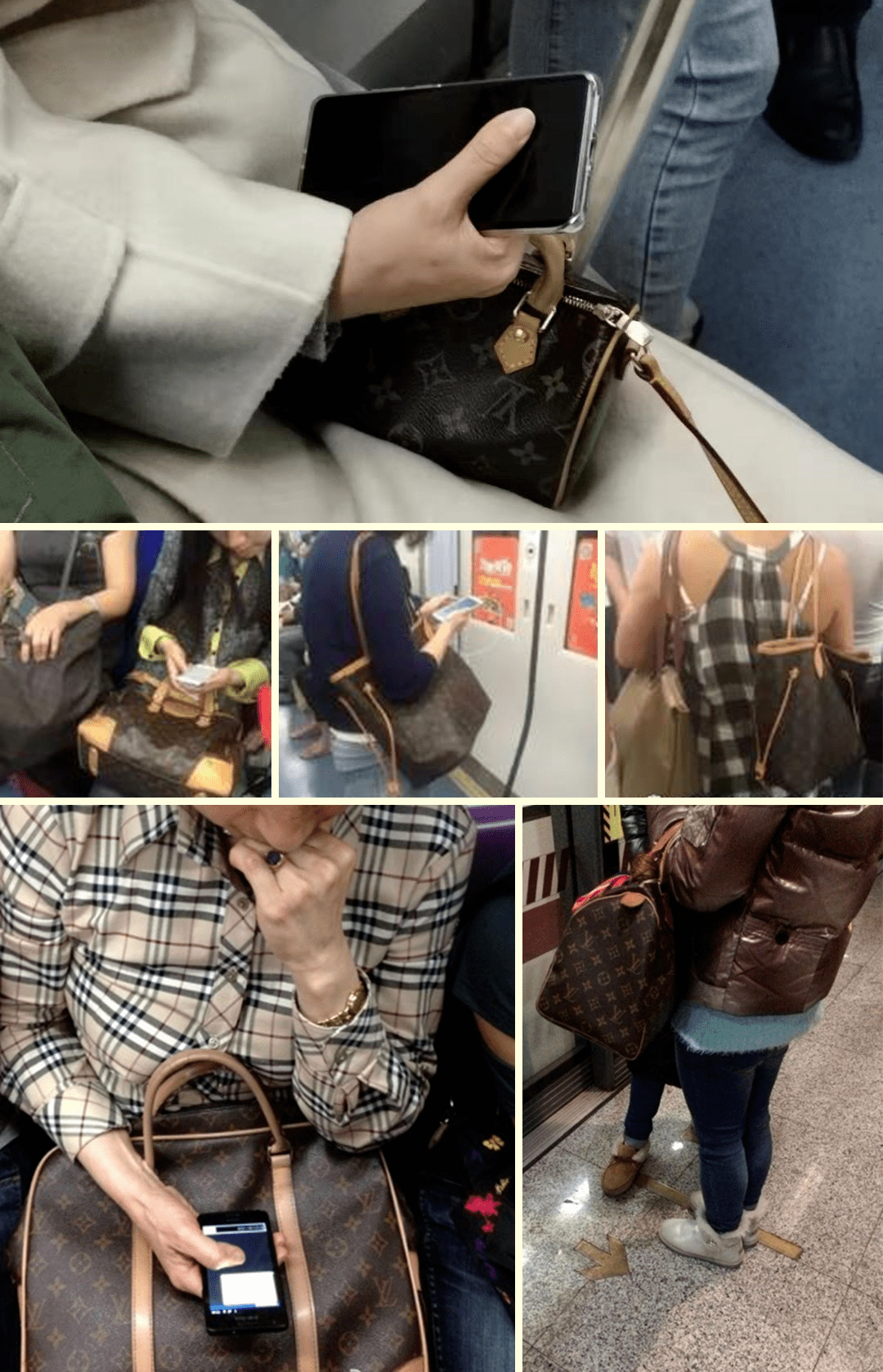 地铁里背coach的为什么看不起背lv的?