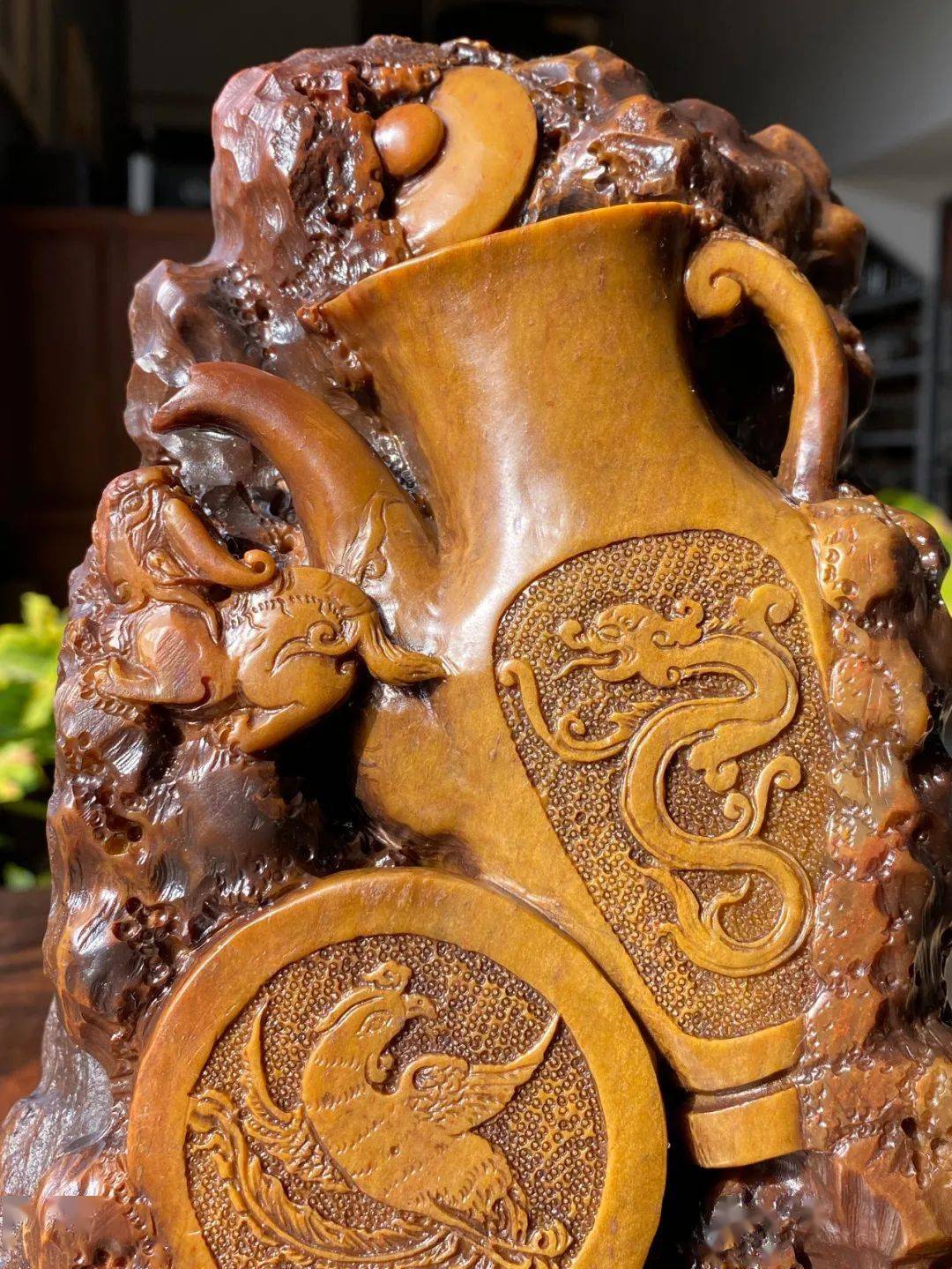 用之美博古汇萃招财进宝▎寓意吉祥的田黄雕刻玉牌