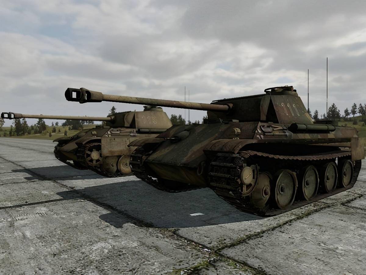 豹式才是扛起帝国脊梁的王者光环却被老虎们所掩盖