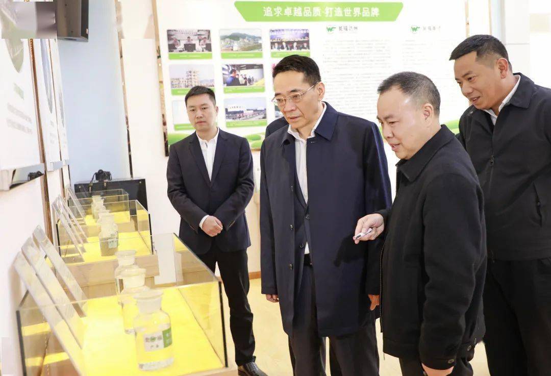 市委副书记,代理市长严卫东到达州高新区调研,察看企业生产经营,重点