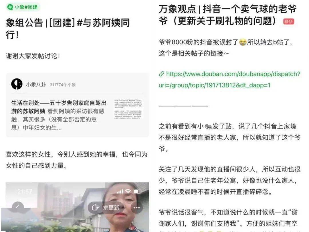 31万人在线吐槽b站up主豆瓣上的小象八卦组究竟是个怎样的存在