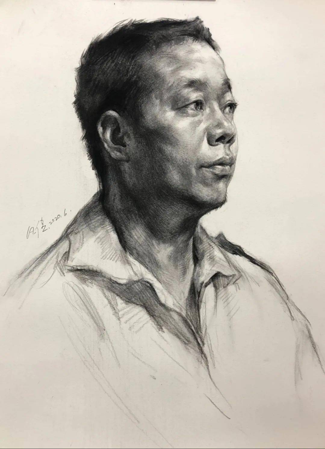 米娅超级直播——凡佳 / 素描头像示范_熟络