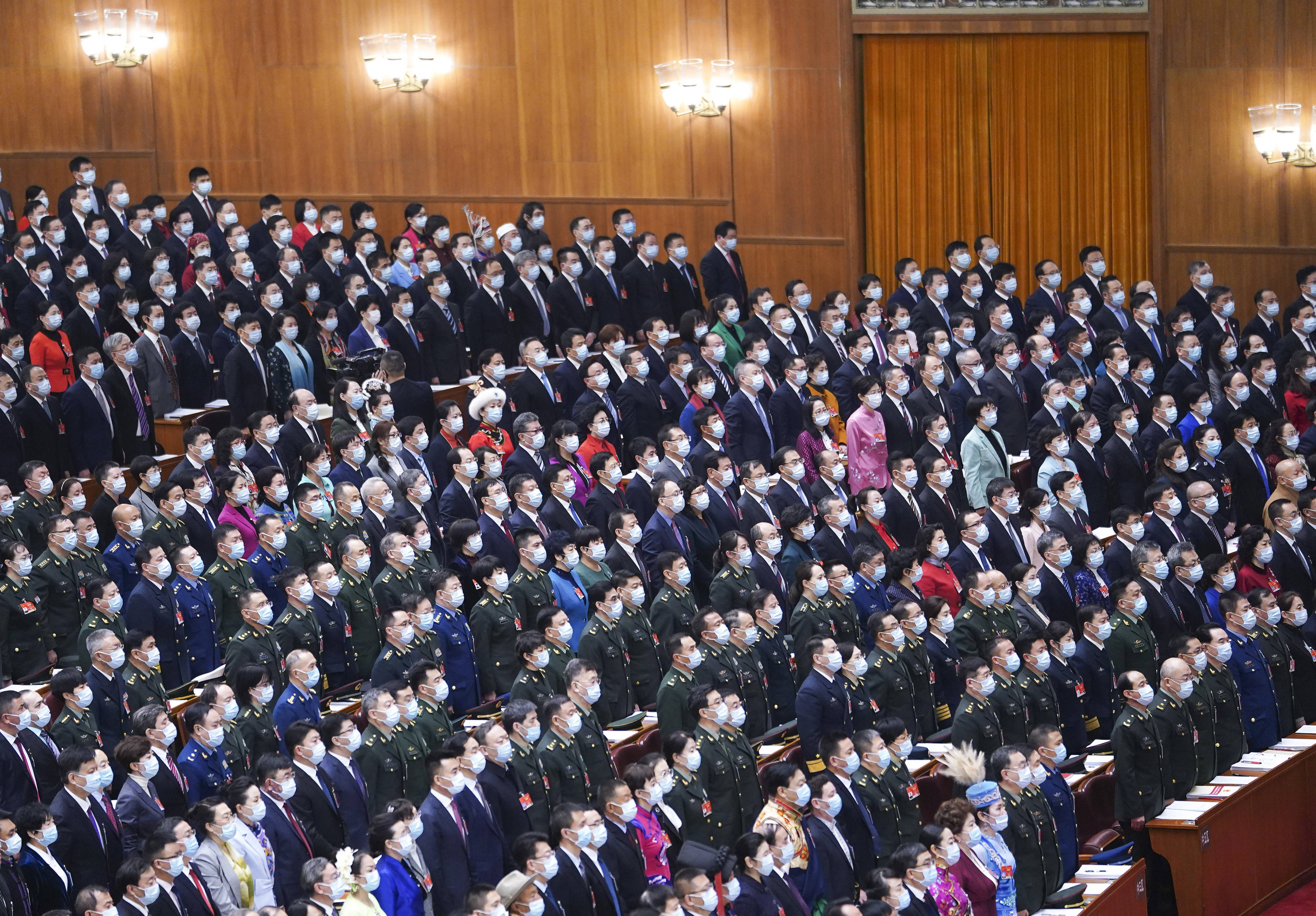 丁林 摄3月5日,第十三届全国人民代表大会第四次会议在北京人民大会堂