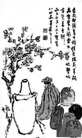 惊蛰诗画/吴藕汀杏花村酒寄千程,佳果满前莫问名.