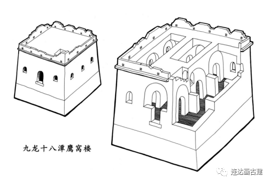 万里长城的结构示意图图片