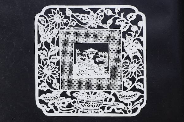 非遗寻访|刻刀下的精妙入微,从“龙船花”到细纹刻纸_图案