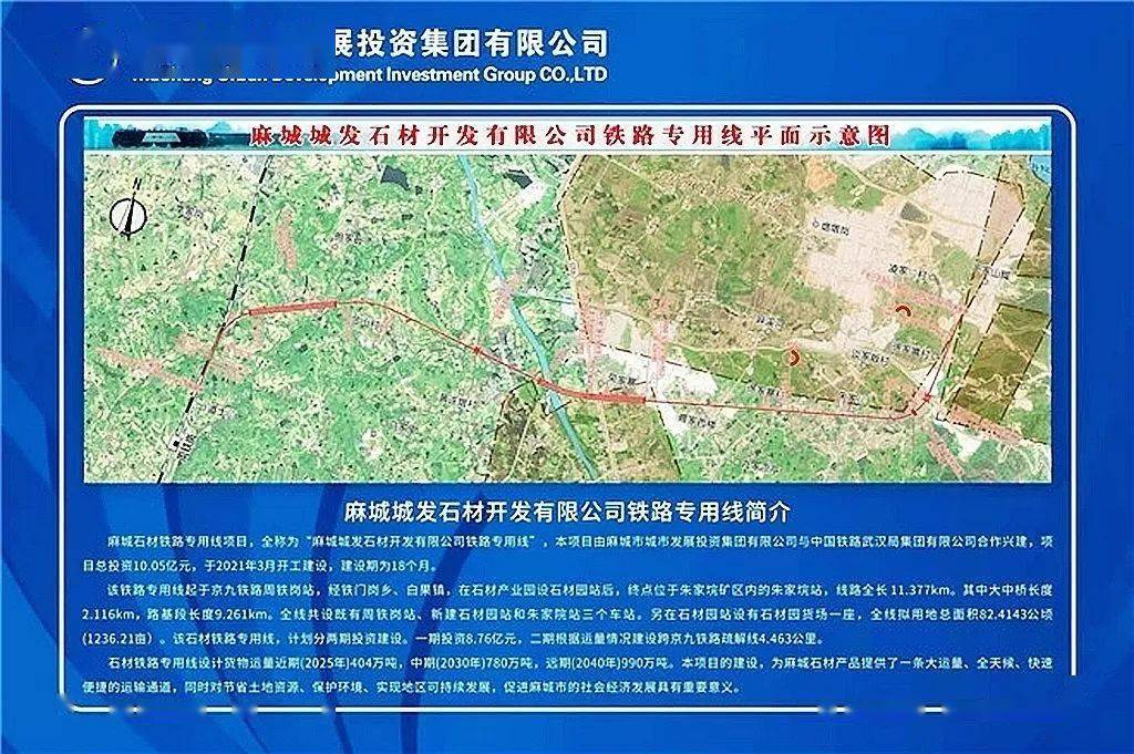 新闻助力麻城石材卖全球国内首条石材专用线铁路开工建设