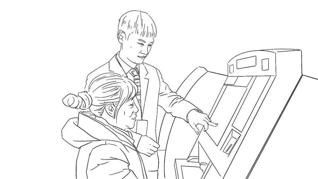 当他们因为眼花找不到签字的地方,没关系,大堂经理会告诉您在哪里签字