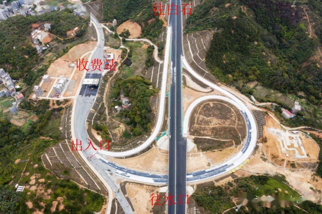 多图罗信高速市区信宜丁堡出入囗第一次见