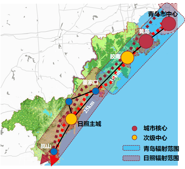 r3線連接的軌道交通選線的可行性,啟動了董家口至日照綜合客運站輕軌