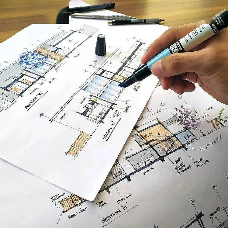 一本室内设计记录手稿!