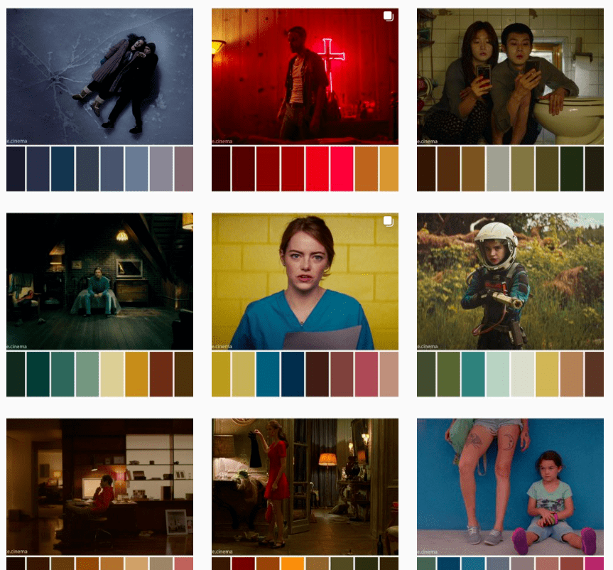 modern met的采访时这样总结,他是@color palette cinema背后的创作者
