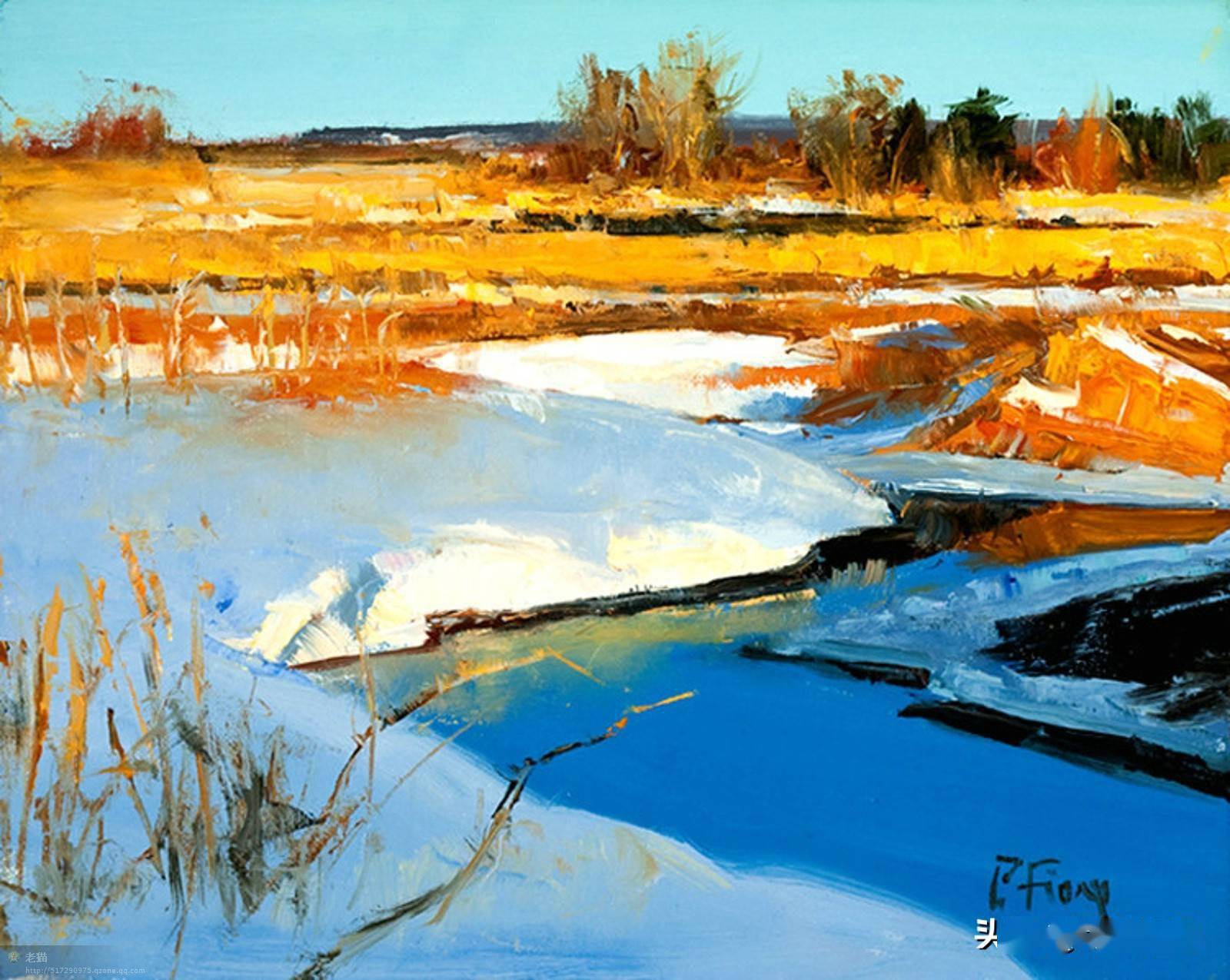 美国画家彼得菲奥雷风景油画作品欣赏