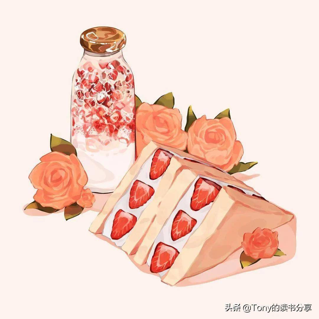 插画作品欣赏·治愈系美食