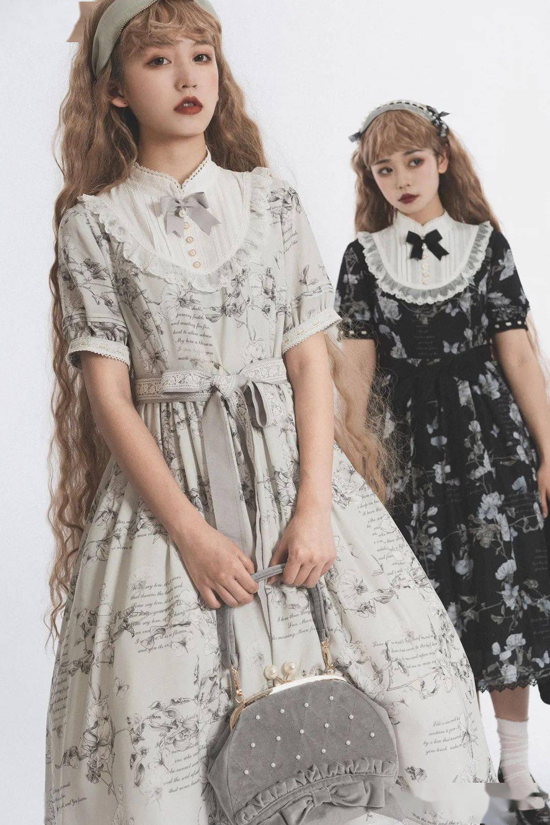 lolita|20款花墙柄小裙子,属于春天得温柔来啦!_款式