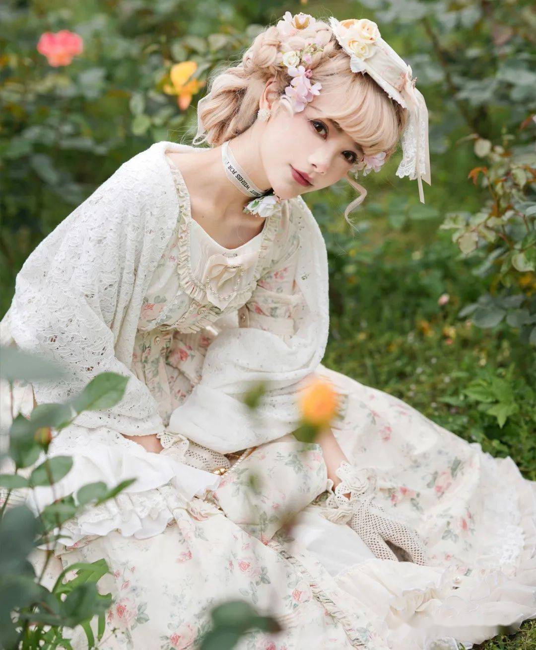 lolita|20款花墙柄小裙子,属于春天得温柔来啦!_款式