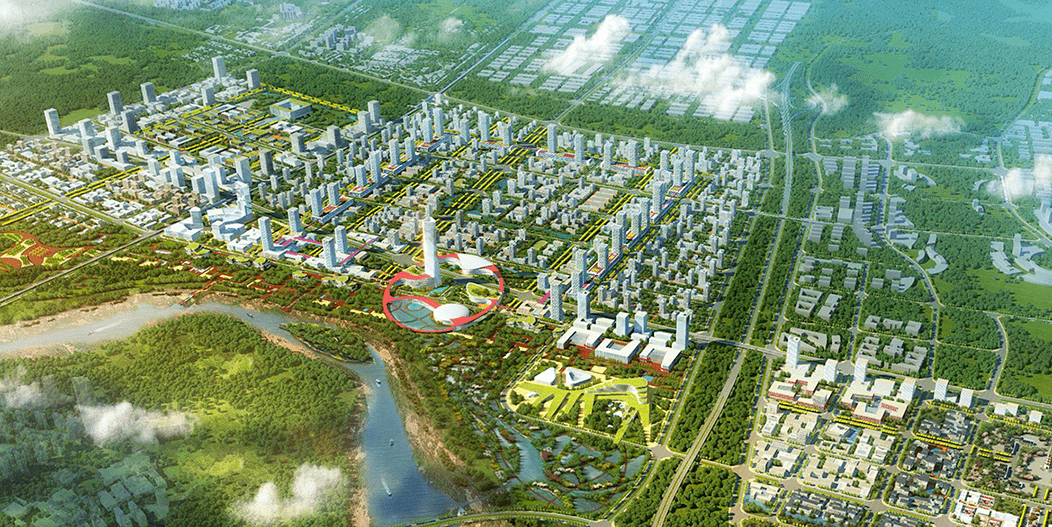 泾河新城规划图高清图片