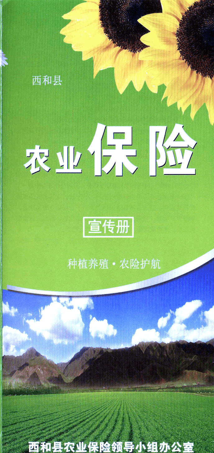 西和县农业保险政策宣传