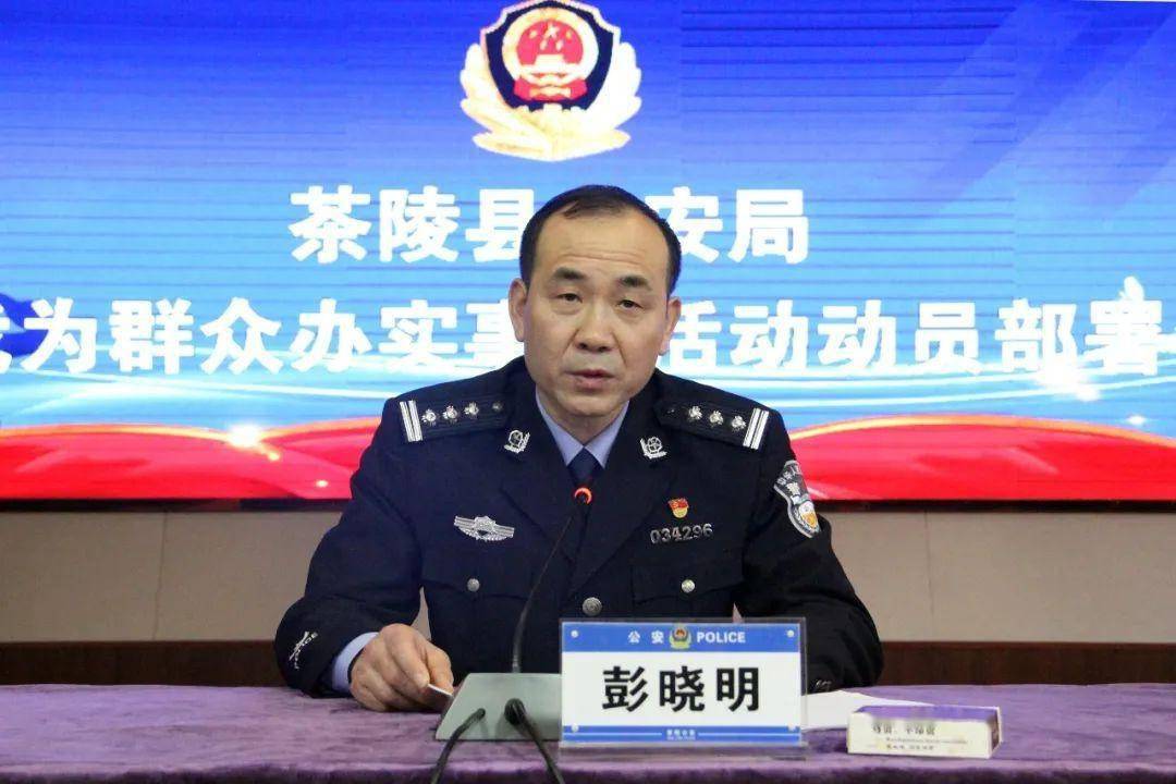 茶陵县公安局组织召开队伍教育整顿推进会