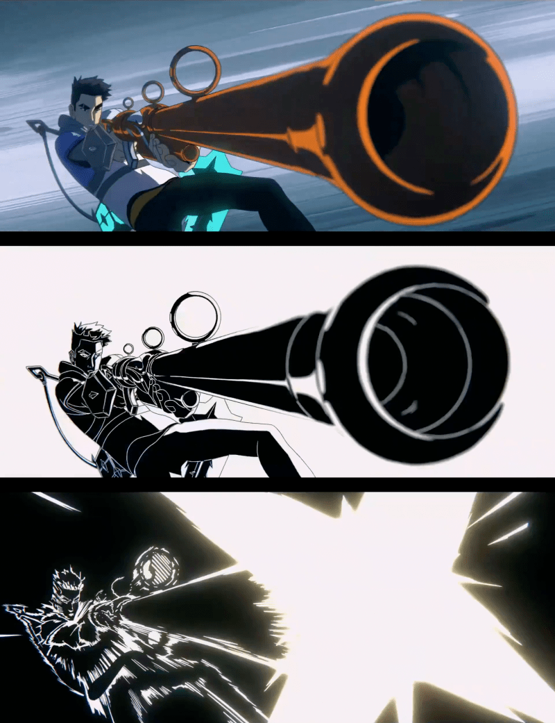 极具视觉冲击力的动画秘诀黑白闪