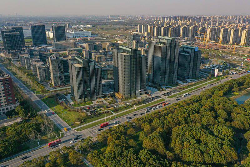 航拍五个新城航拍奉贤新城打造人性化人文化人情味的人民城市