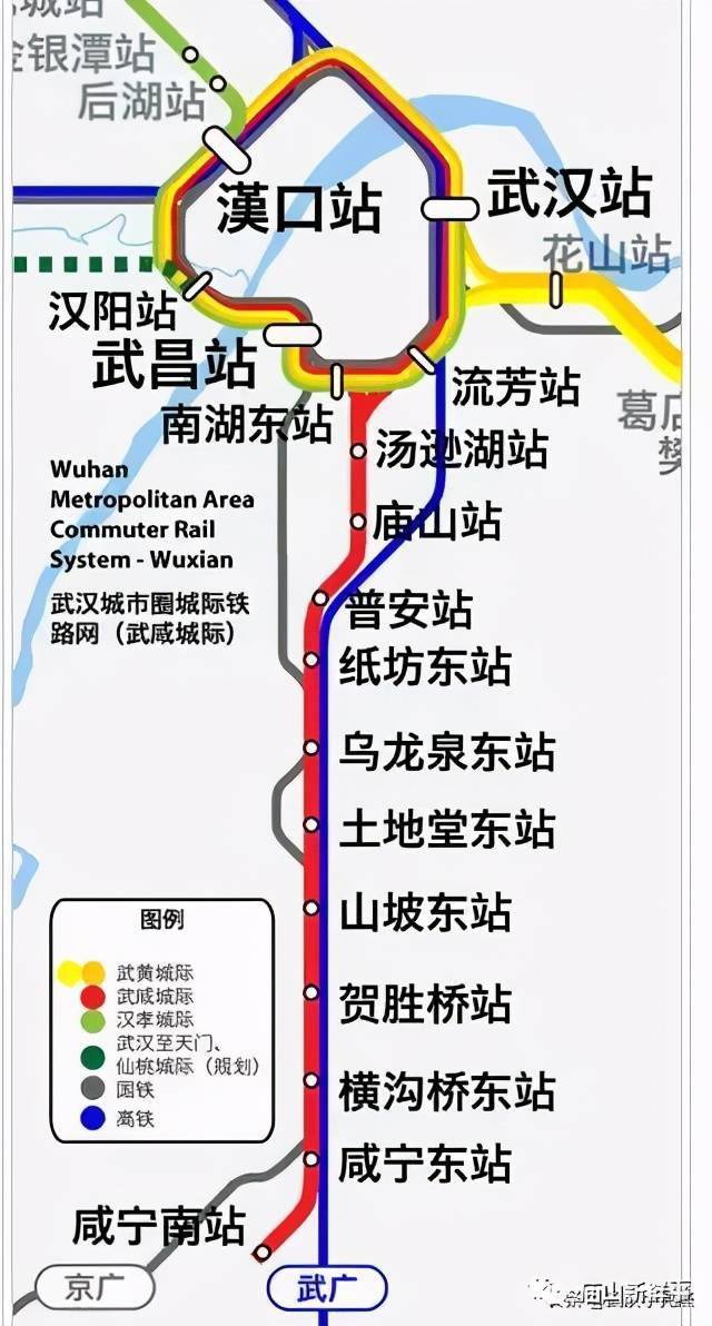 武汉城际铁路线路图图片