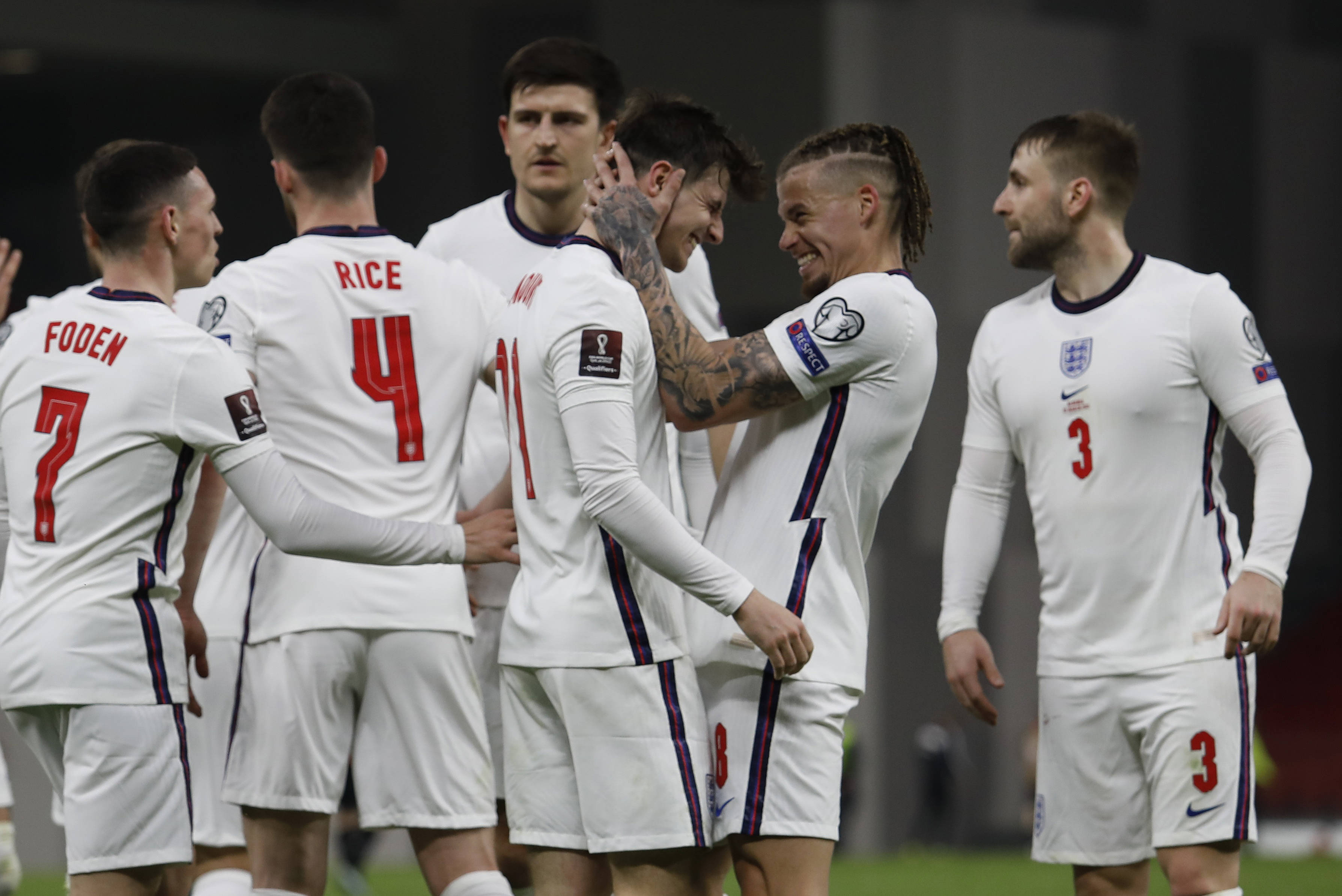足球——世预赛:英格兰胜阿尔巴尼亚