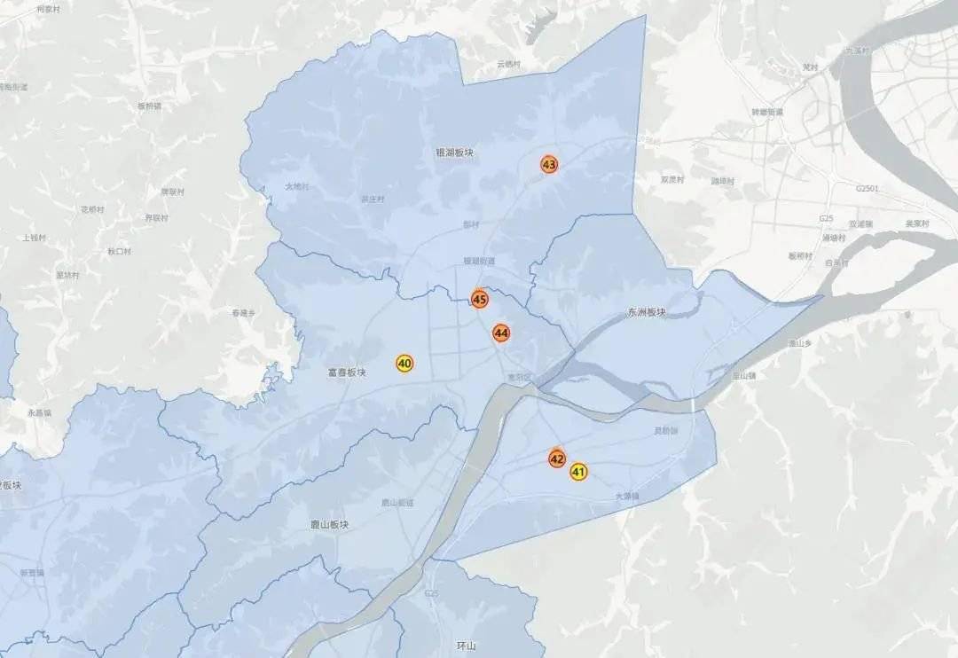 杭州第一批集中供地来了!57宗宅地,4533亩_地块